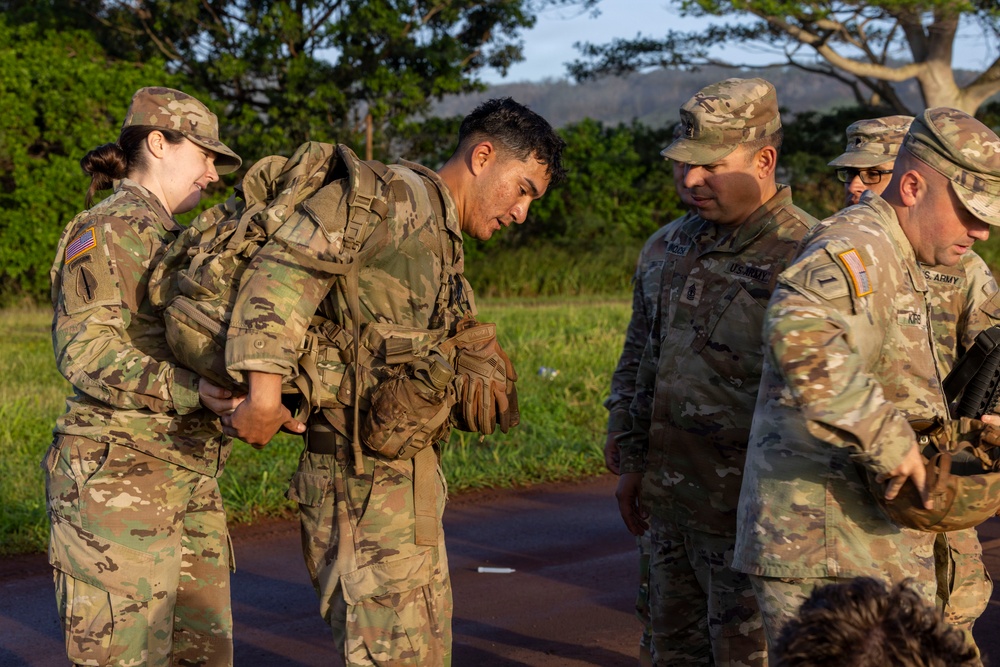 130th Engineer Brigade Best Squad Competition: 12-Mile Ruck