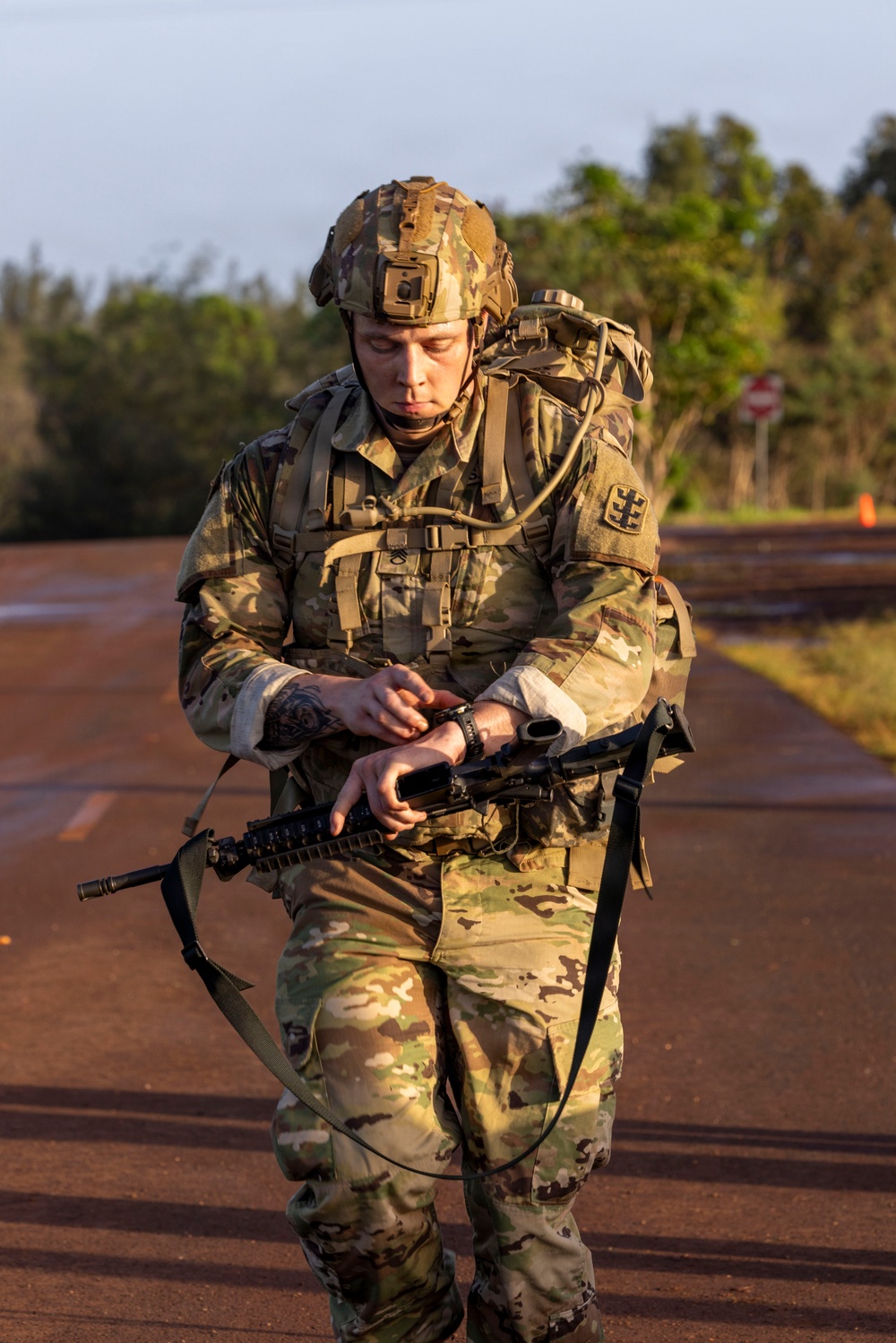 130th Engineer Brigade Best Squad Competition: 12-Mile Ruck