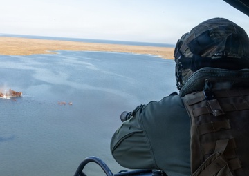 Advanced Infantry Training Battalion SOI-E and HMLA-269 execute Wave Breaker exercise