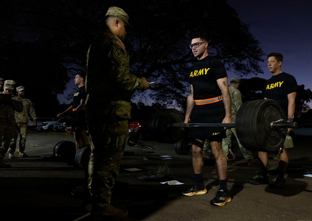 130th Engineer Brigade Best Squad Competition: Army Fitness Test