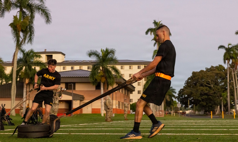 130th Engineer Brigade Best Squad Competition: Army Fitness Test