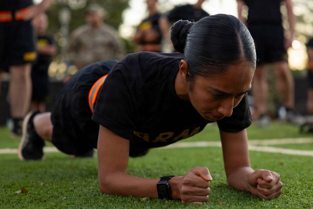 130th Engineer Brigade Best Squad Competition: Army Fitness Test