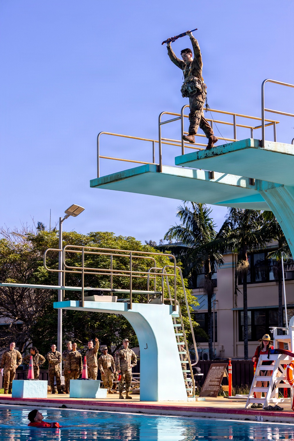 130th Engineer Brigade Best Squad Competition: Combat Water Survival Test