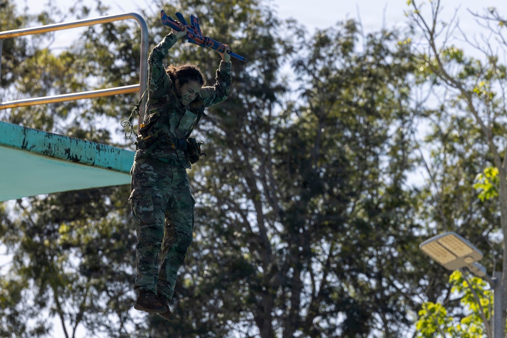 130th Engineer Brigade Best Squad Competition: Combat Water Survival Test