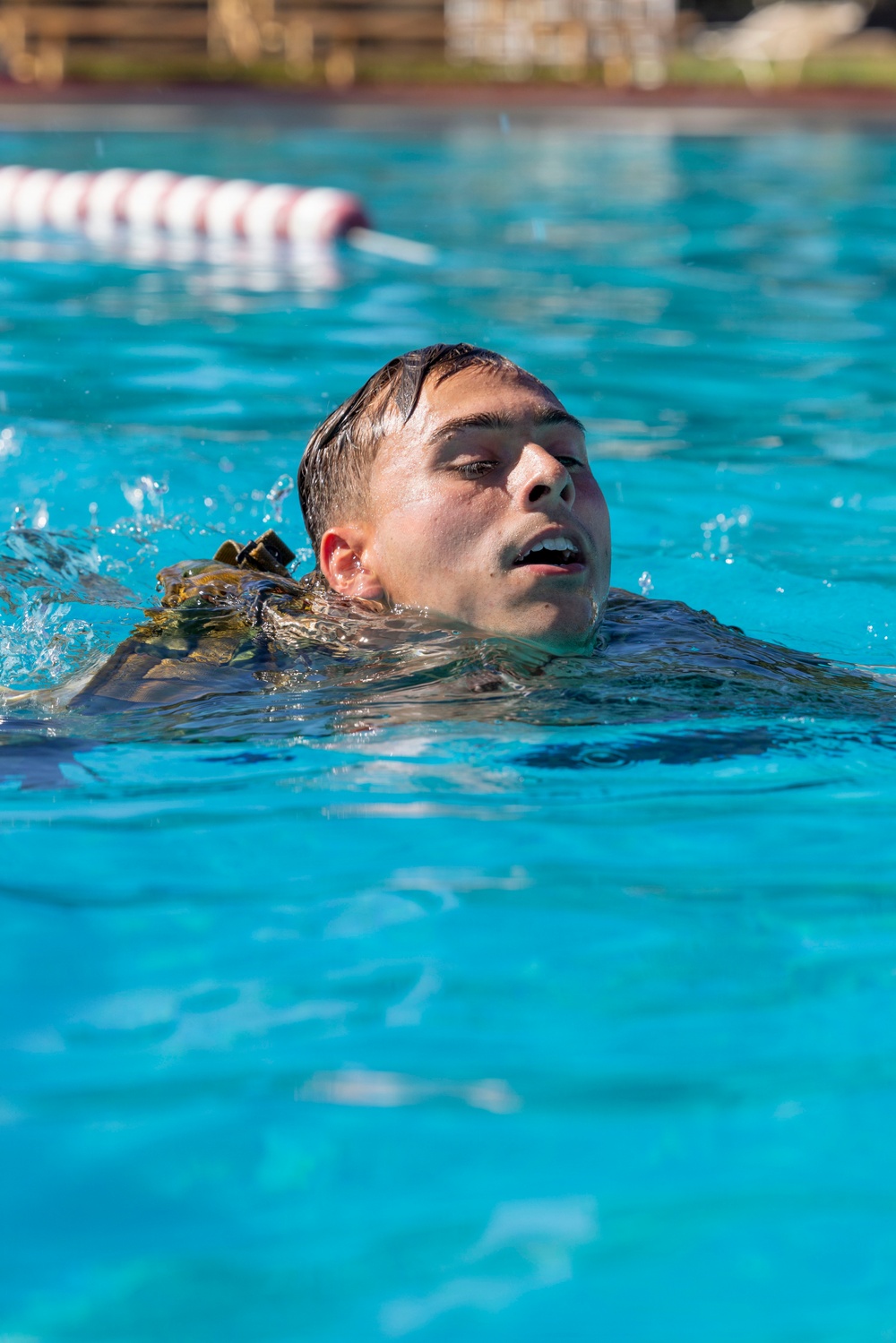 130th Engineer Brigade Best Squad Competition: Combat Water Survival Test