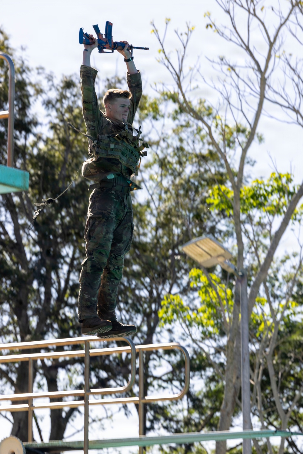 130th Engineer Brigade Best Squad Competition: Combat Water Survival Test