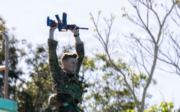 130th Engineer Brigade Best Squad Competition: Combat Water Survival Test