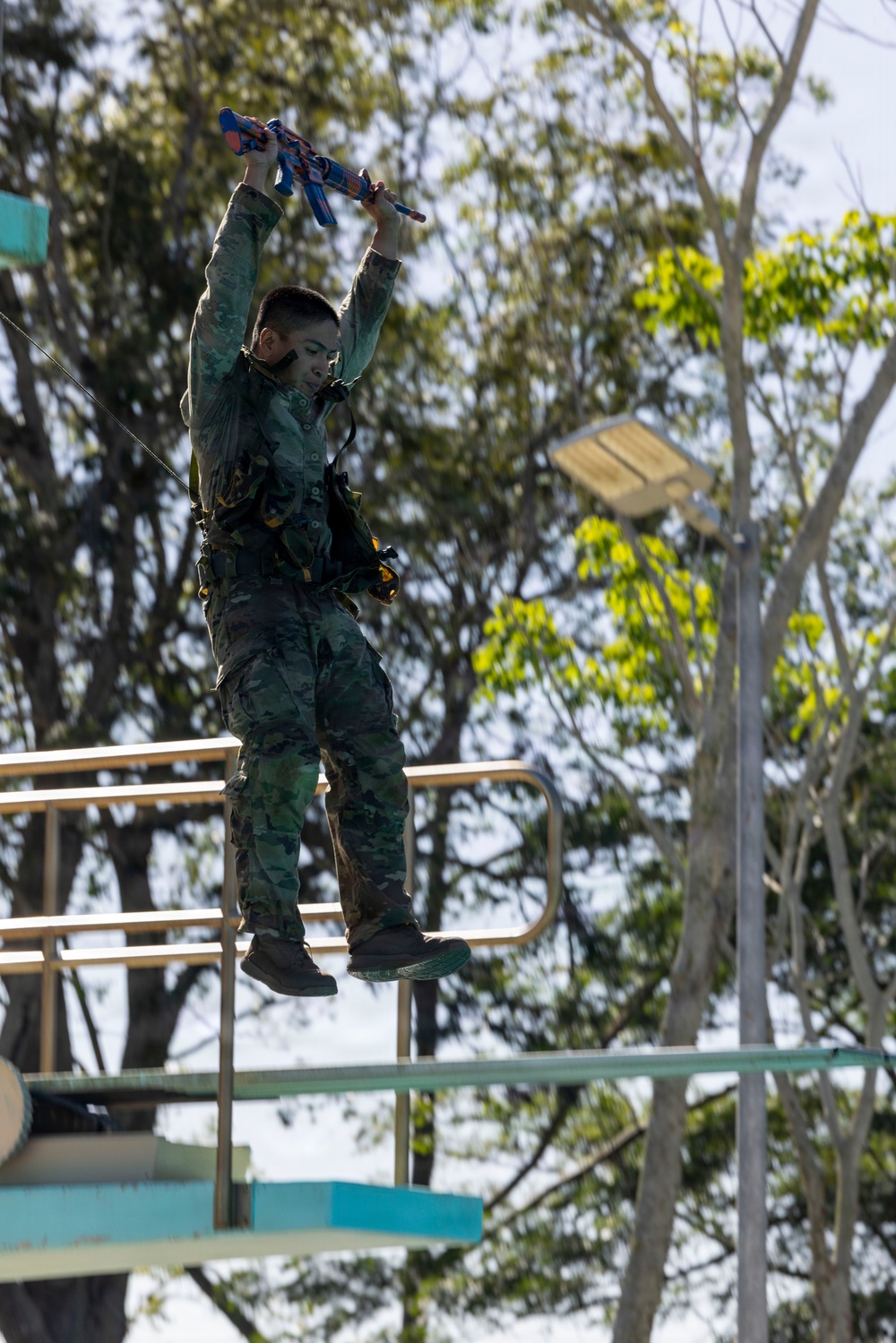 130th Engineer Brigade Best Squad Competition: Combat Water Survival Test