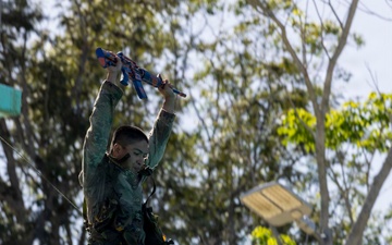 130th Engineer Brigade Best Squad Competition: Combat Water Survival Test