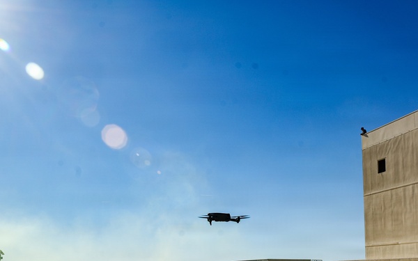 Marines integrate small unmanned aerial systems during urban training