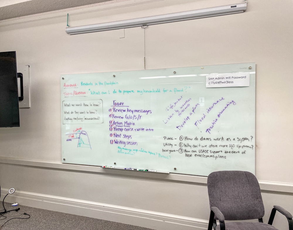 Working together to examine and revise risk messaging for lake projects