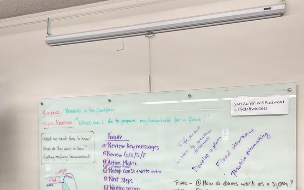 Working together to examine and revise risk messaging for lake projects