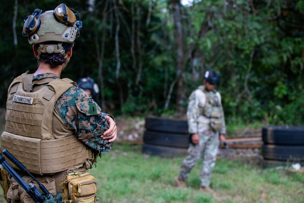 U.S. Marines and Panamanian Partners train on identifying explosive hazards
