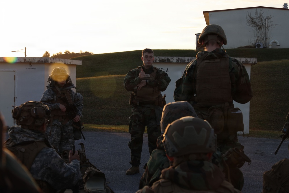 CBRN Marines Conduct Site Assessment during Combined MCCRE