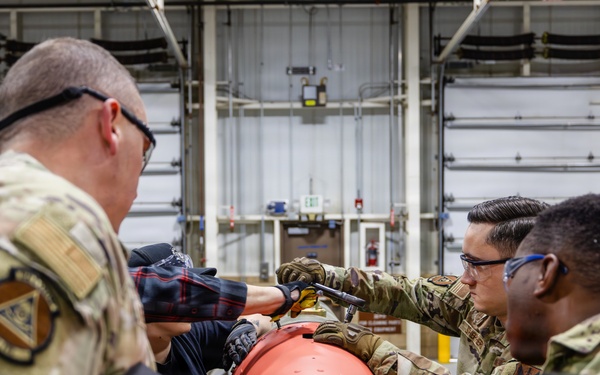 412th Munitions Flight provides hands-on weapons training to 31st Test and Evaluation Squadron