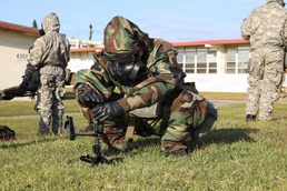 CBRN Marines Conduct Site Assessment during Combined MCCRE