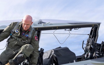 AETC commander assesses T-7 program during visits to test, production sites