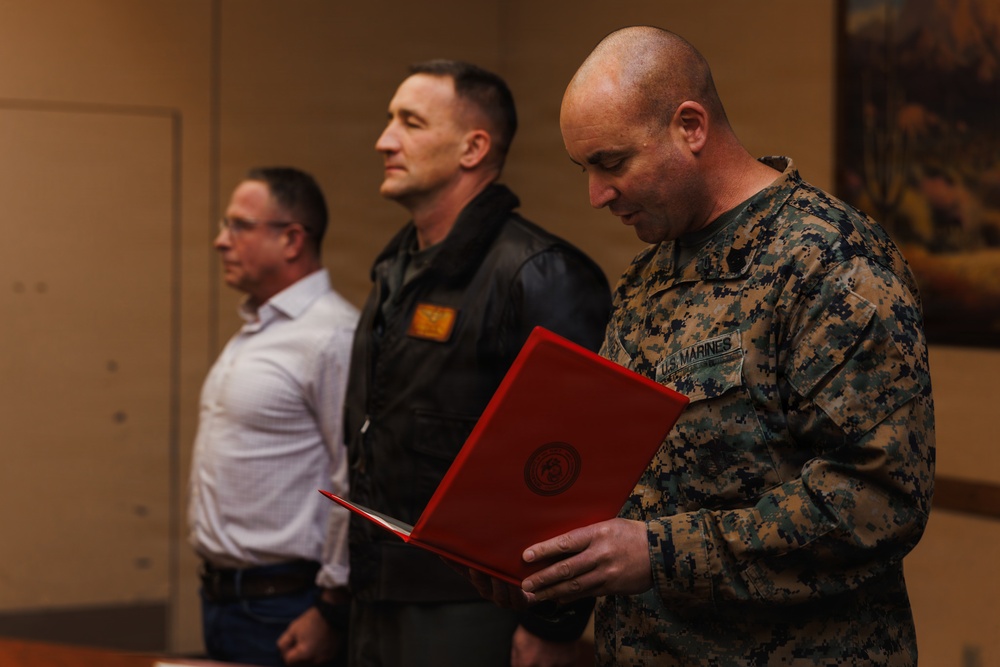 MCAS Yuma Civilian Human Resources Office Awards Presentation