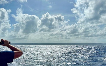 Joint responders searching for missing swimmer off Tanguisson Beach, Guam