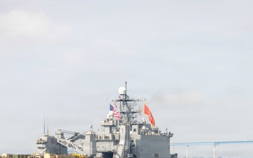 Task Force Ashland Marines and Sailors Depart San Diego Aboard USS Ashland