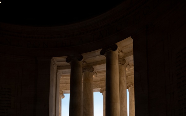 Task Force Magnolia Patrols Jefferson Memorial in Support of D.C. Safe and Beautiful Mission