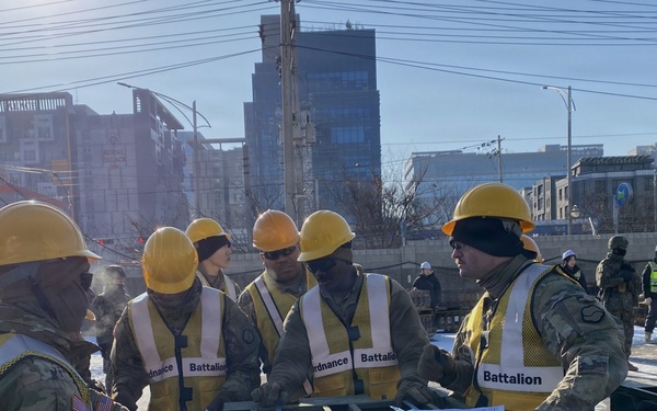 On Feb. 3, the 17th Ordnance Company and the 57th Ammunition Battalion conducted a joint rail load exercise in a powerful demonstration of partnership and adaptability.