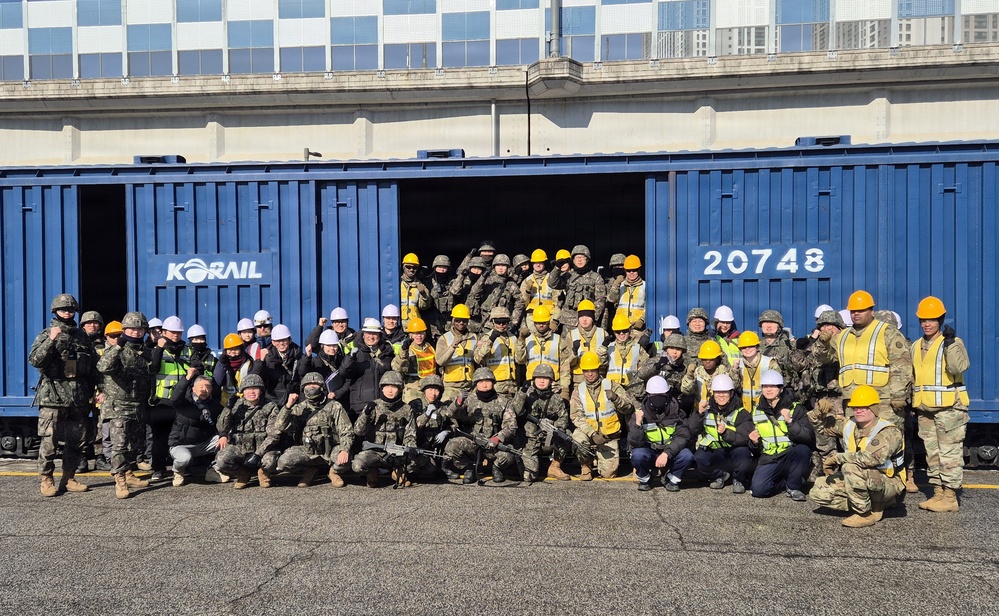 On Feb. 3, the 17th Ordnance Company and the 57th Ammunition Battalion conducted a joint rail load exercise in a powerful demonstration of partnership and adaptability.