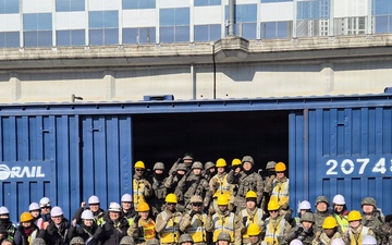 On Feb. 3, the 17th Ordnance Company and the 57th Ammunition Battalion conducted a joint rail load exercise in a powerful demonstration of partnership and adaptability.