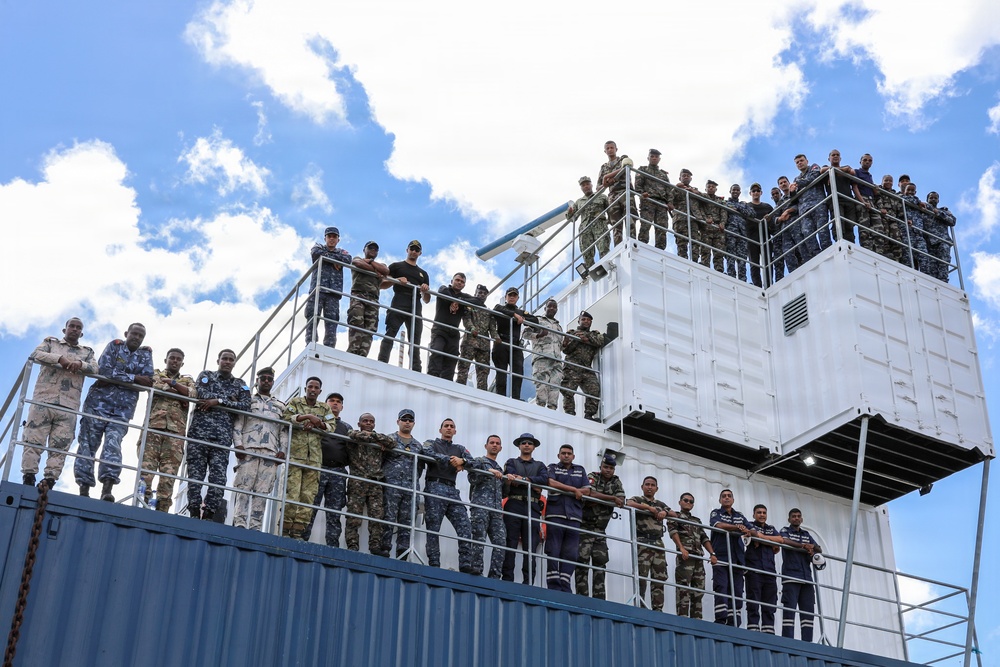 Partner nations participate visit, board, search, and seizure (VBSS) training in Port Louis, Mauritius