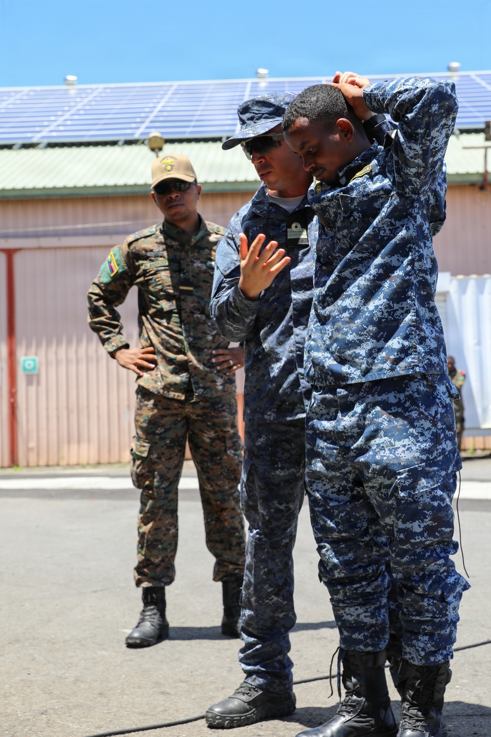 Partner nations participate visit, board, search, and seizure (VBSS) training in Port Louis, Mauritius