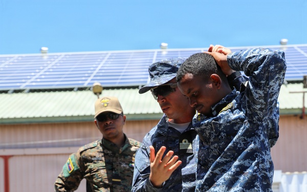 Partner nations participate visit, board, search, and seizure (VBSS) training in Port Louis, Mauritius
