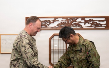 JGSDF Col. Oderaotoshi Visits Capt. Fontaine