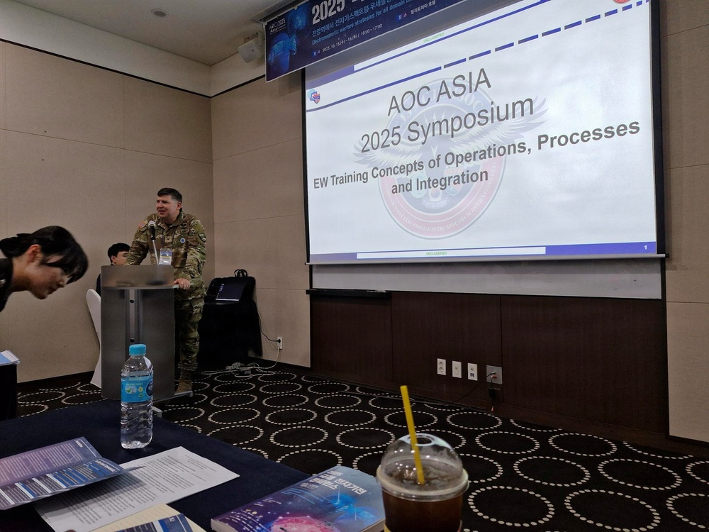 USFK Information Operations Division Provides Keynote and Training Opportunities at AOC Asia