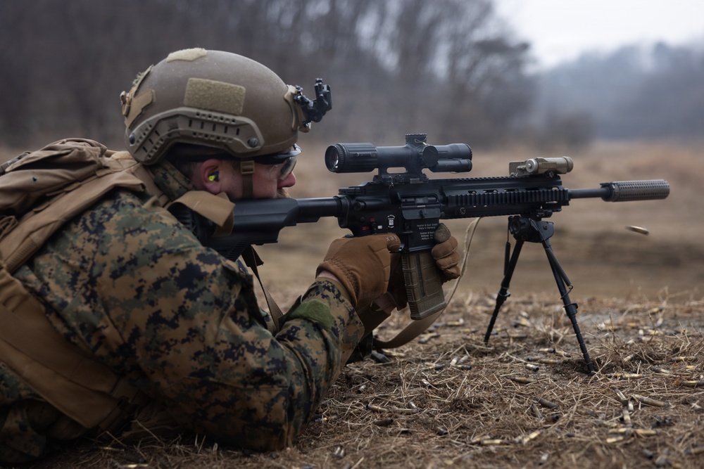 Marines Conduct a Shooting Competition during Korea Viper 26.2