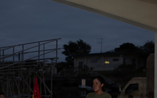 U.S. Marines with H&amp;S Company, CLR-37, Participate in a Company Run and Workout Competition