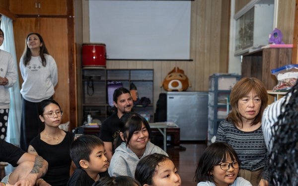 Marines Volunteer for Cha-Ashibi House’s After-School Program