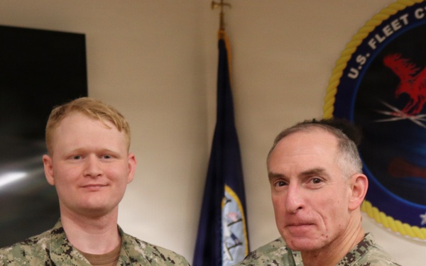 Reserve CPT CO Recognizes NIOC Pensacola Sailors for Training Support of Reserve Personnel
