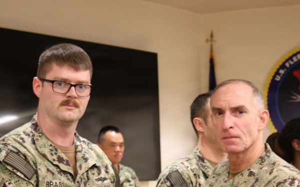 Reserve CPT CO Recognizes NIOC Pensacola Sailors for Training Support of Reserve Personnel