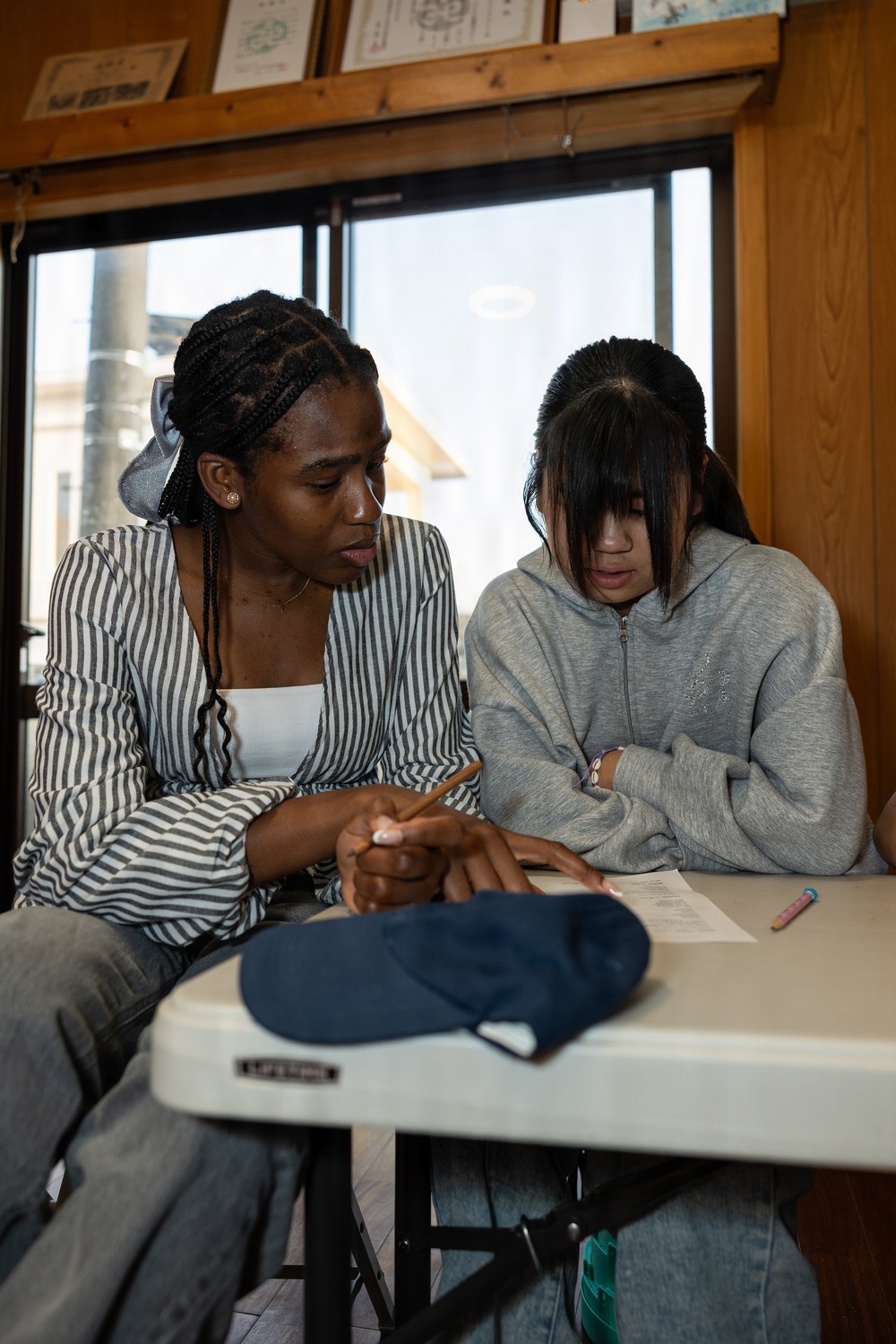 Marines Volunteer for Cha-Ashibi House’s After-School Program