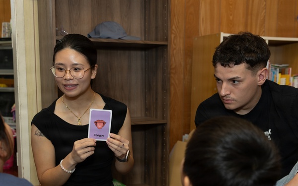 Marines Volunteer for Cha-Ashibi House’s After-School Program