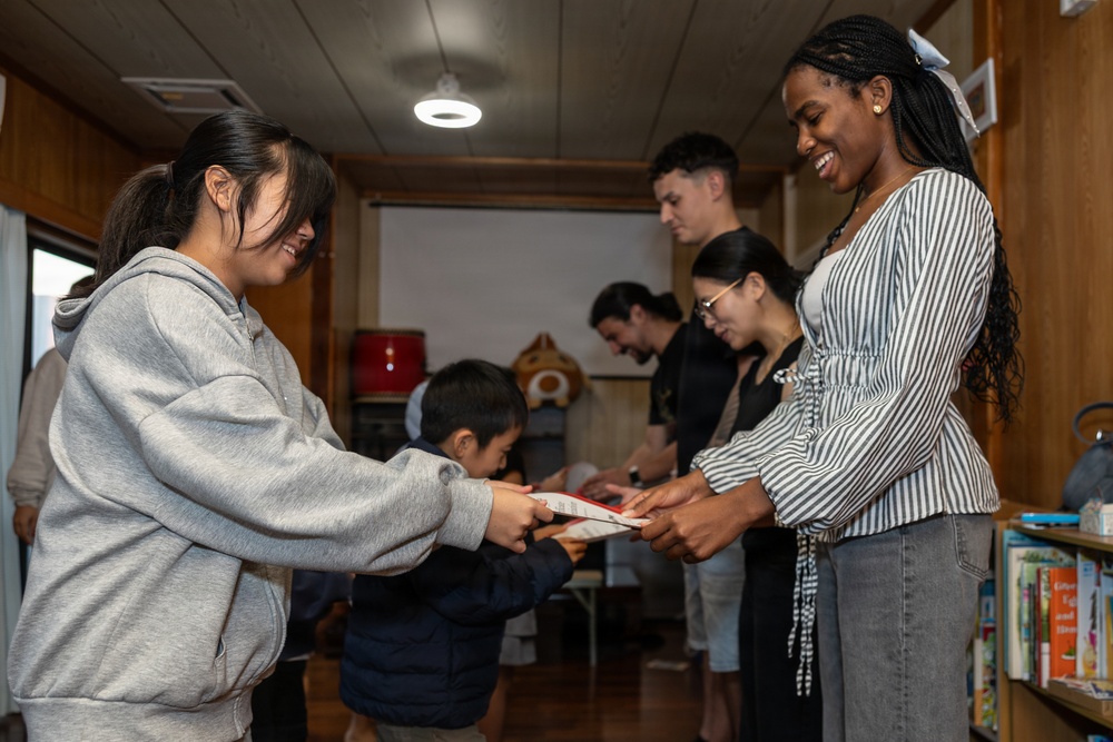 Marines Volunteer for Cha-Ashibi House’s After-School Program