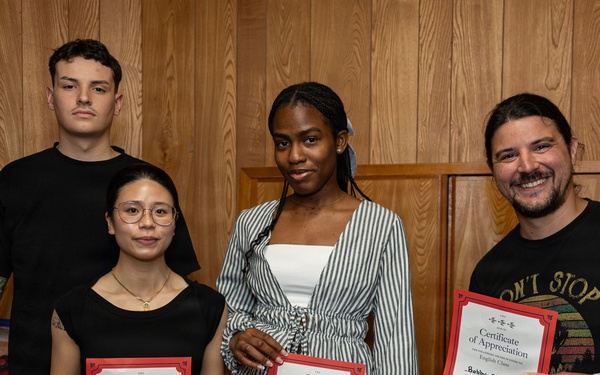 Marines Volunteer for Cha-Ashibi House’s After-School Program