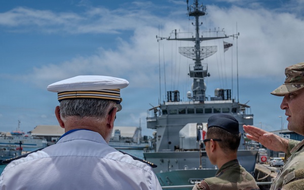 U.S.–French joint maneuver in the West Indian Ocean