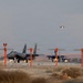 F-15E Strike Eagles Land at a base in the Middle East