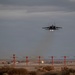 F-15E Strike Eagles Land at a base in the Middle East