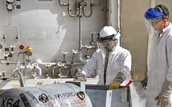 386th ELRS fuels technician tests aviation-grade oxygen for mission readiness