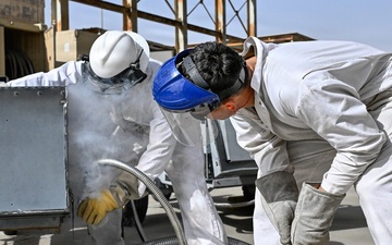 386th ELRS fuels technician tests aviation-grade oxygen for mission readiness