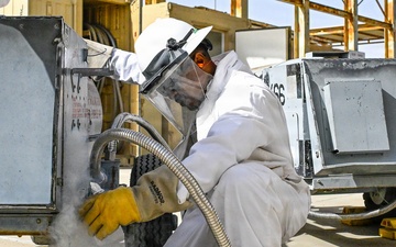 386th ELRS fuels technician tests aviation-grade oxygen for mission readiness