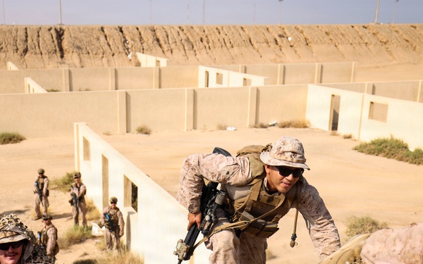 Marines and Sailors with FASTCENT, Saudi marines, participate in exercise Indigo Defender 26