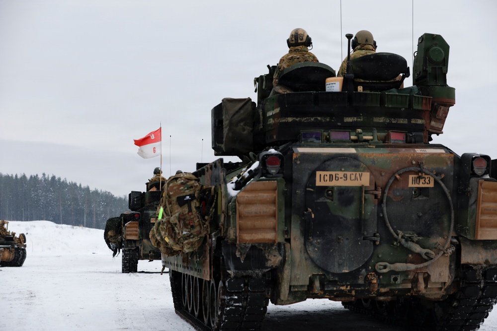 6-9 Cavalry conducts Troops STX Lanes